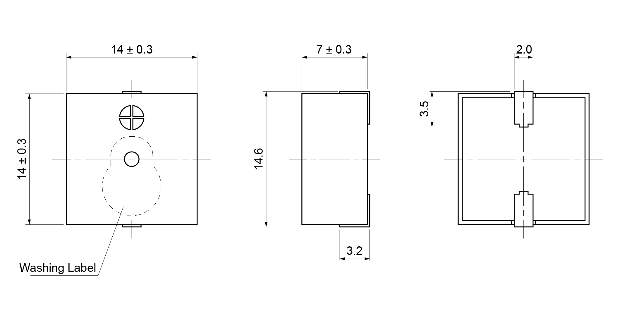 SPB1470-40S12 Mechanical Drawing